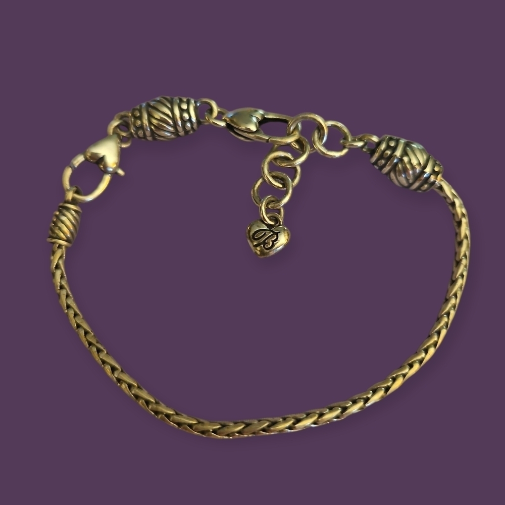 BRIGHTON Barrel Slide Charm Bracelet